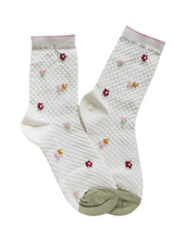 Mini Flower Socks - Cream