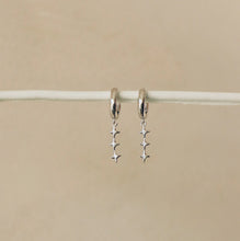 Minosa Pendant Huggies - Silver