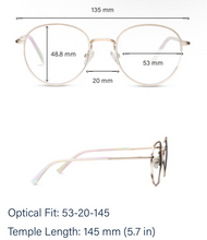 Classified Blue Light Glasses - Gold