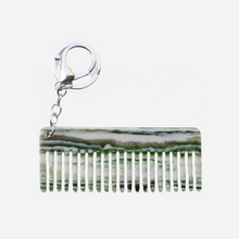 Eco Acetate Comb Bag Charm + Keychains - Assorted Colours