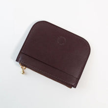 Handmade Leather Wallet with Zip Pouch (Assorted Colours)