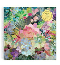 Succulent Mosaic 500 Piece Foil Puzzle