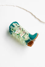 Eco-friendy Boot Hair Claw - Floral Green