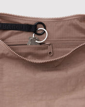 Medium Nylon Crescent Bag - Toasted Almond