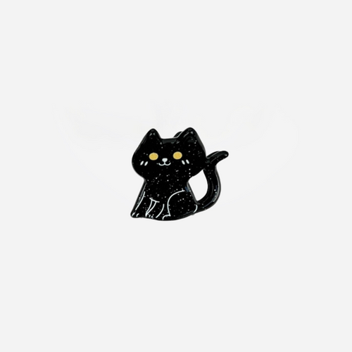 Mini Black Cat Clip
