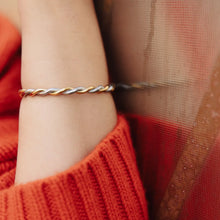 Twist Cuff Bracelet - Gold/Silver