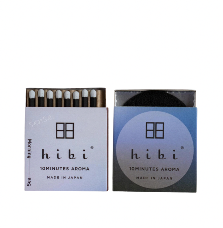 Hibi Incense Matches - Sense : Sea - Morning