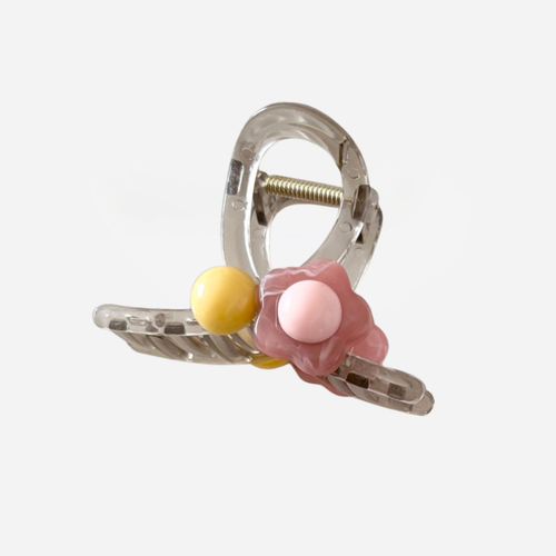 Bella Blossom Claw Clip - Pink