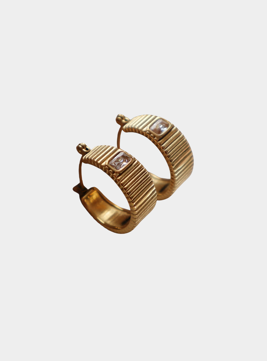 Sia Hoop Earrings - Gold