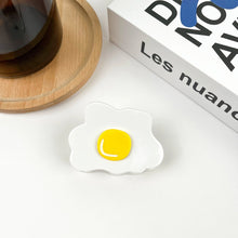 Fried Egg Hair Claw Clip