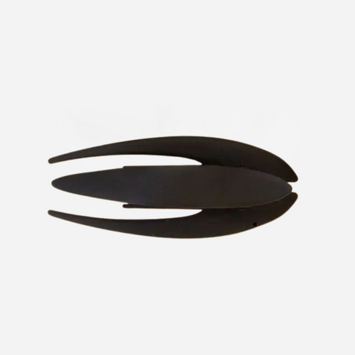 XL Pointed Duckbill Matte Claw Clip - Black