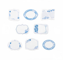 Washi Tape Sticker Roll - Blue Flowers