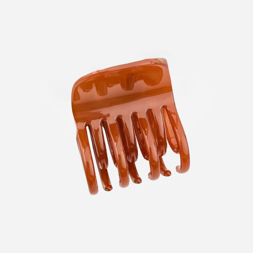 Elfie Double Claw Clip - Pumpkin