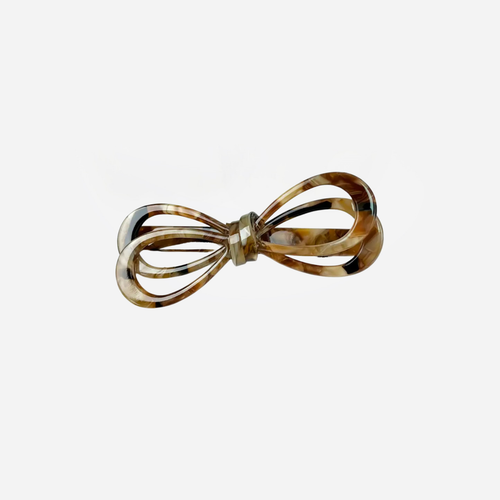 Bow Clip - Cappuccino Mix