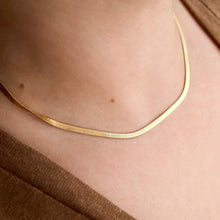 Kai Herringbone Chain Necklace - Gold OR Silver (assorted sizes)