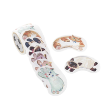 Washi Tape Sticker Roll - Running Cats