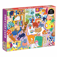 Cozy Cat Club 1000 Piece Puzzle
