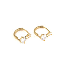 Wynn Huggie Hoop Earrings - Gold