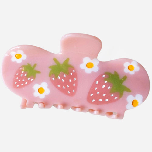 Eco-friendly Strawberry Farms Hair Claw Clip - Blush