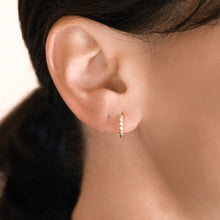 Tove Huggie Hoop Earrings - Gold