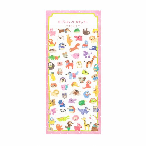 Sticker Sheet - Bibitto Iro - Animals