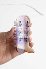 Eco-friendy Boot Hair Claw - Floral Lavender
