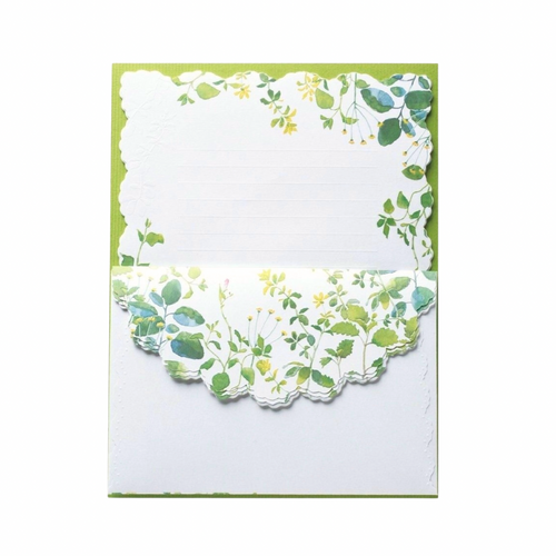 Letter Writing Set - Garden Green
