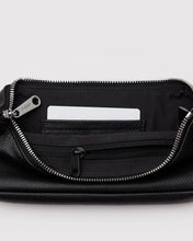 Recycled Leather Pochette - Black