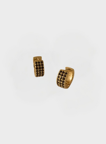 Tara Hoops - Gold/Black