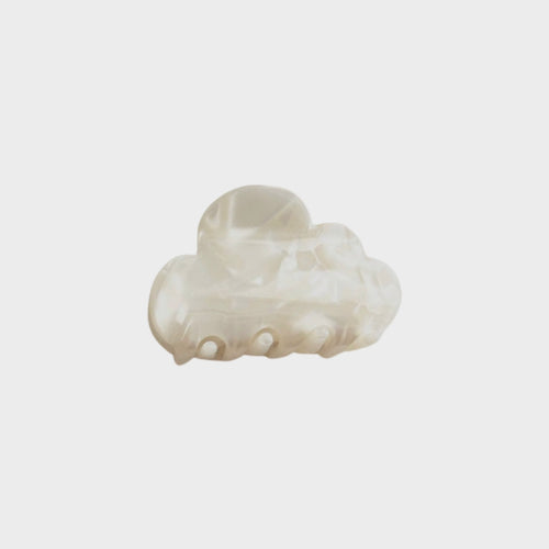 Small Cloud Claw Clip - Iridescent Cream