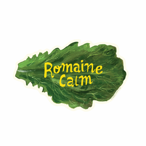 Romaine Calm Vinyl Sticker