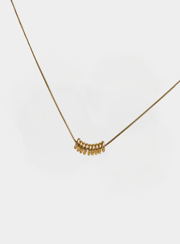 Gina Rings Necklace - Gold