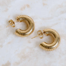 Tansy Hoop Earrings - Gold