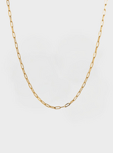 Waterproof Paperclip Chain Necklace - Gold