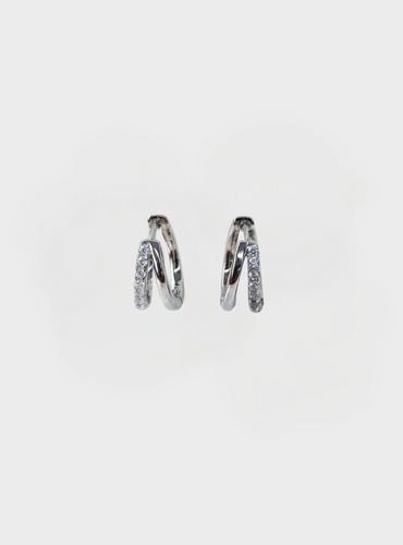 Deliano Earrings - Silver