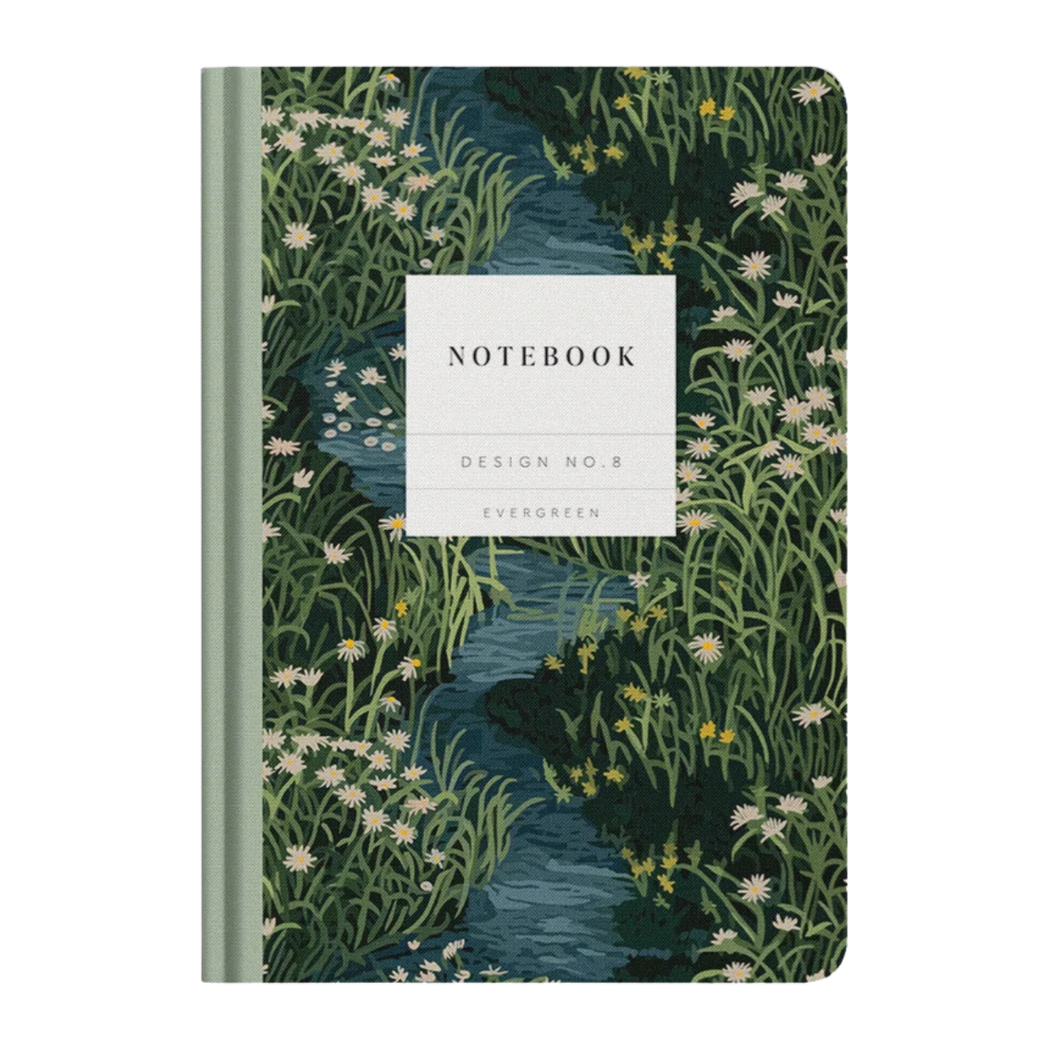 Design No.8 Marsh Daisies A5 Premium Hardback Notebook