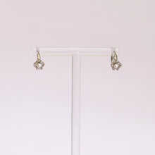 Leonora Flower and Pearl Earrings - Silver