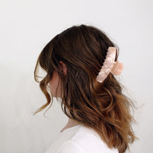 Cellulose Acetate Narrow Hair Claw Clip - Pink Multi