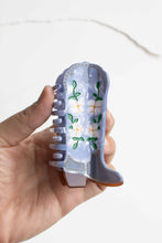 Eco-friendy Boot Hair Claw - Periwinkle