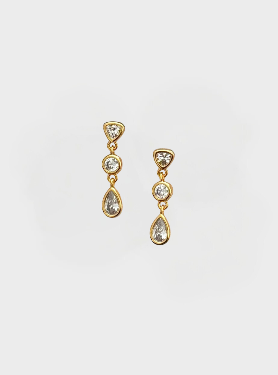 Delphine Earrings - Gold
