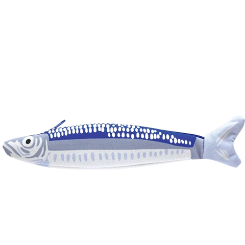 Osakana (Fish) Pencil Case - Navy/Grey