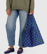 Baggu Bag - Iris Green Check