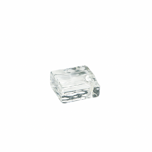 Glass Square Incense Holder - Clear
