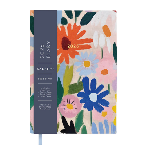 *COMING SOON* 2026 Gouache Floral A5 Linen Diary (Regular)