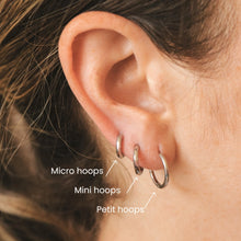Mini Hoops (8.5mm) - Gold