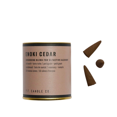 Enoki Cedar - Incense Cones