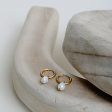 Shore Huggie Hoops - Gold