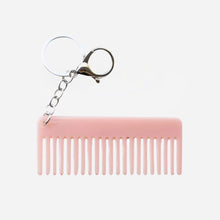Eco Acetate Comb Bag Charm + Keychains - Assorted Colours