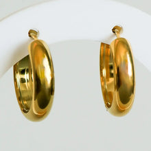 Cheri 15mm Hoop Earrings - Gold
