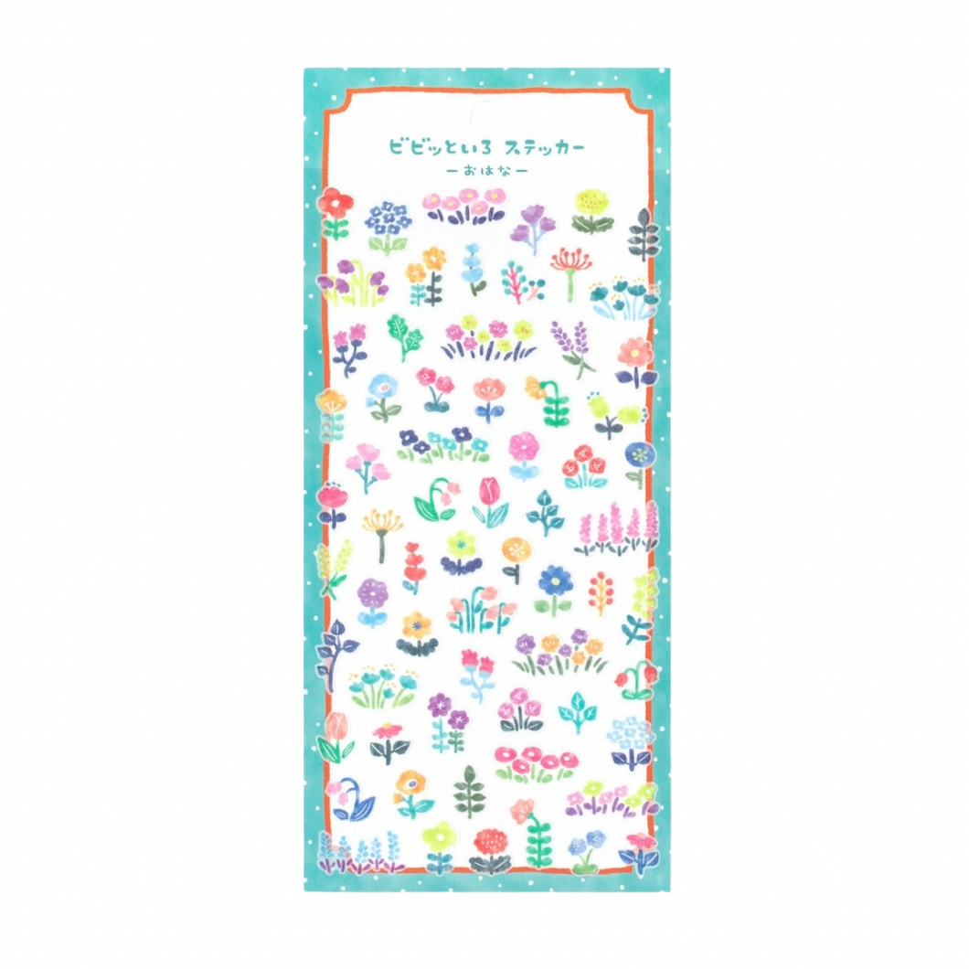 Sticker Sheet - Bibitto Iro - Flowers